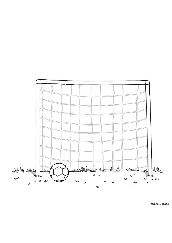 Rete Da Calcio Da Colorare