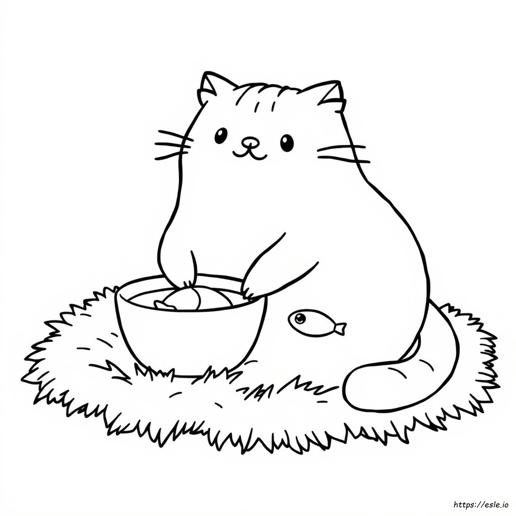 Kolorowanki Pusheen Kot