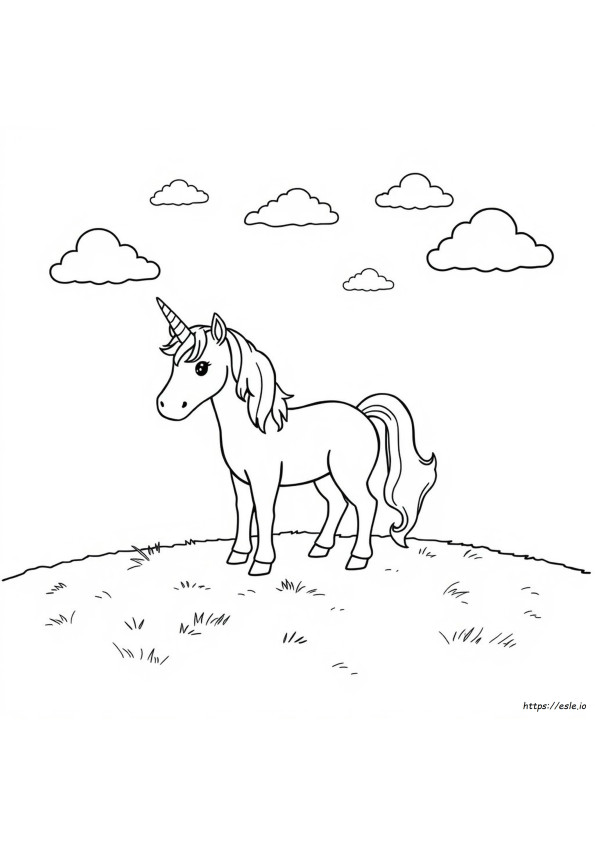 Unicorn Squishy Gambar Mewarnai