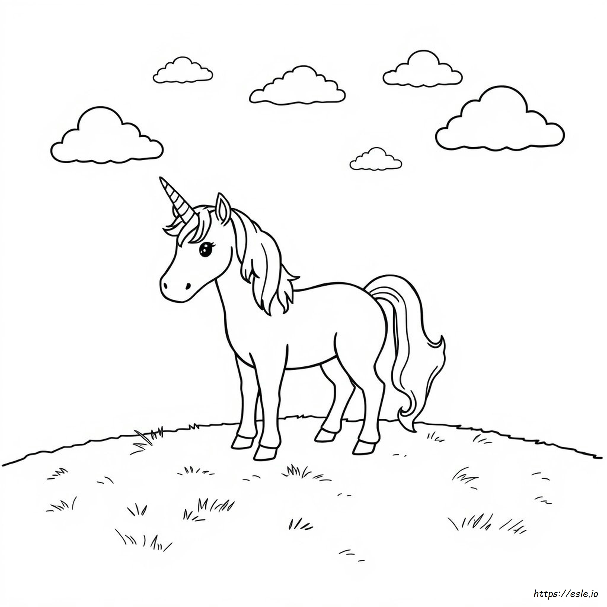 Unicorno Squishy Da Colorare