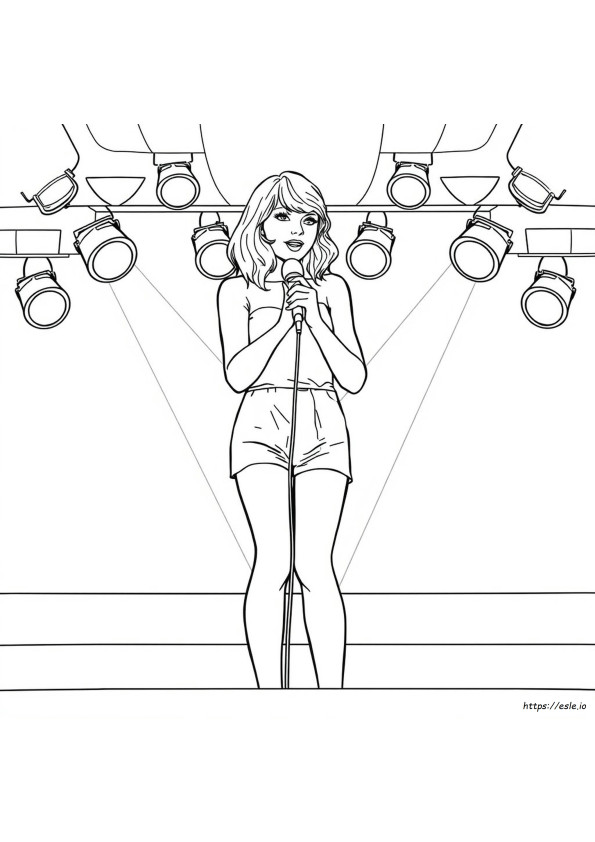 Colouring Pages Of Taylor Swift