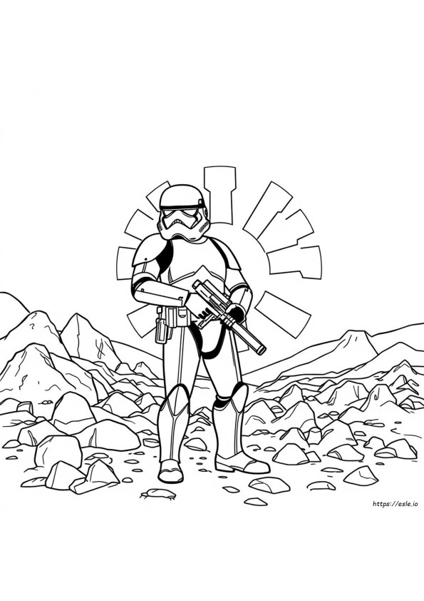 Coloriage Stormtrooper