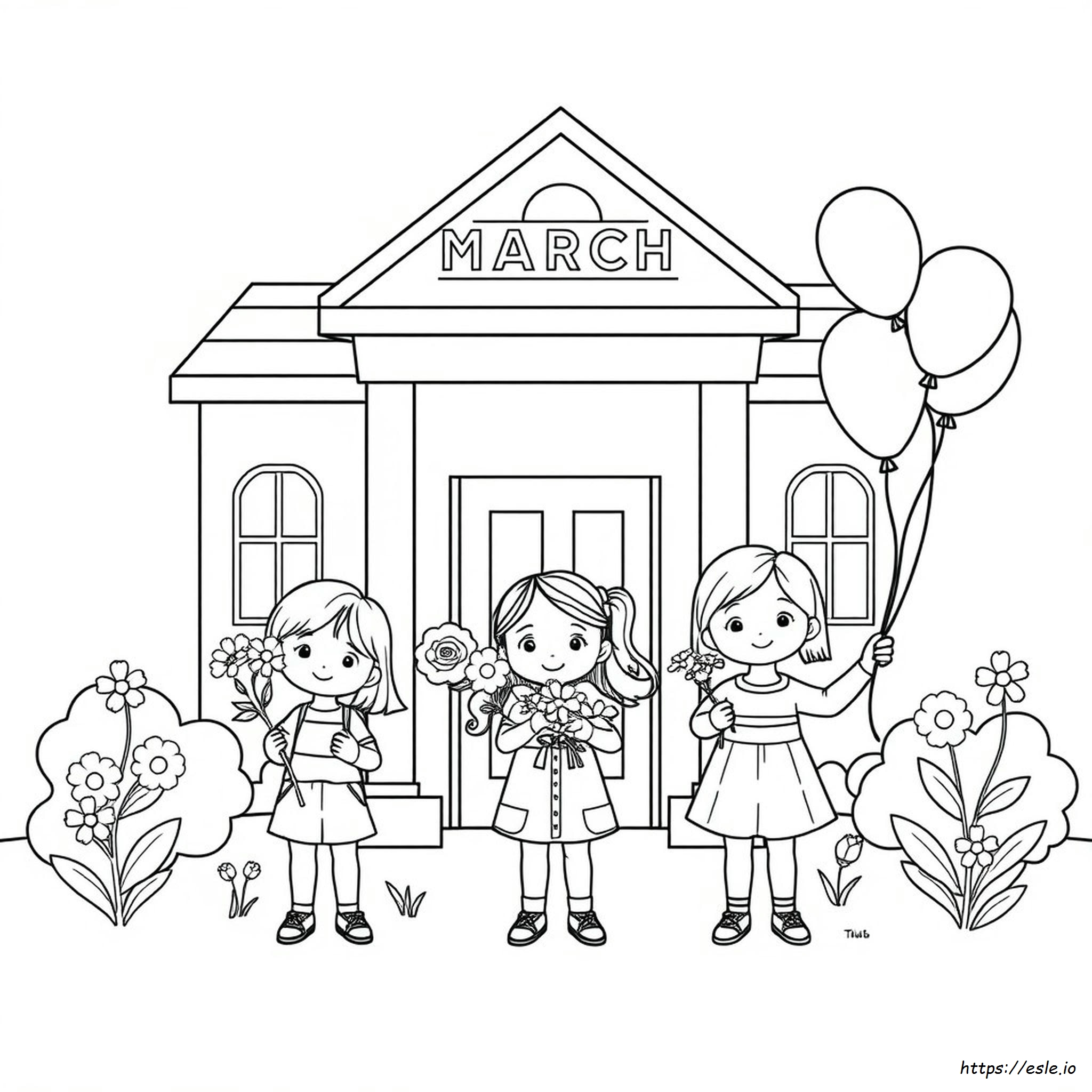 Disegni Di Marzo Da Colorare Per La Scuola Materna