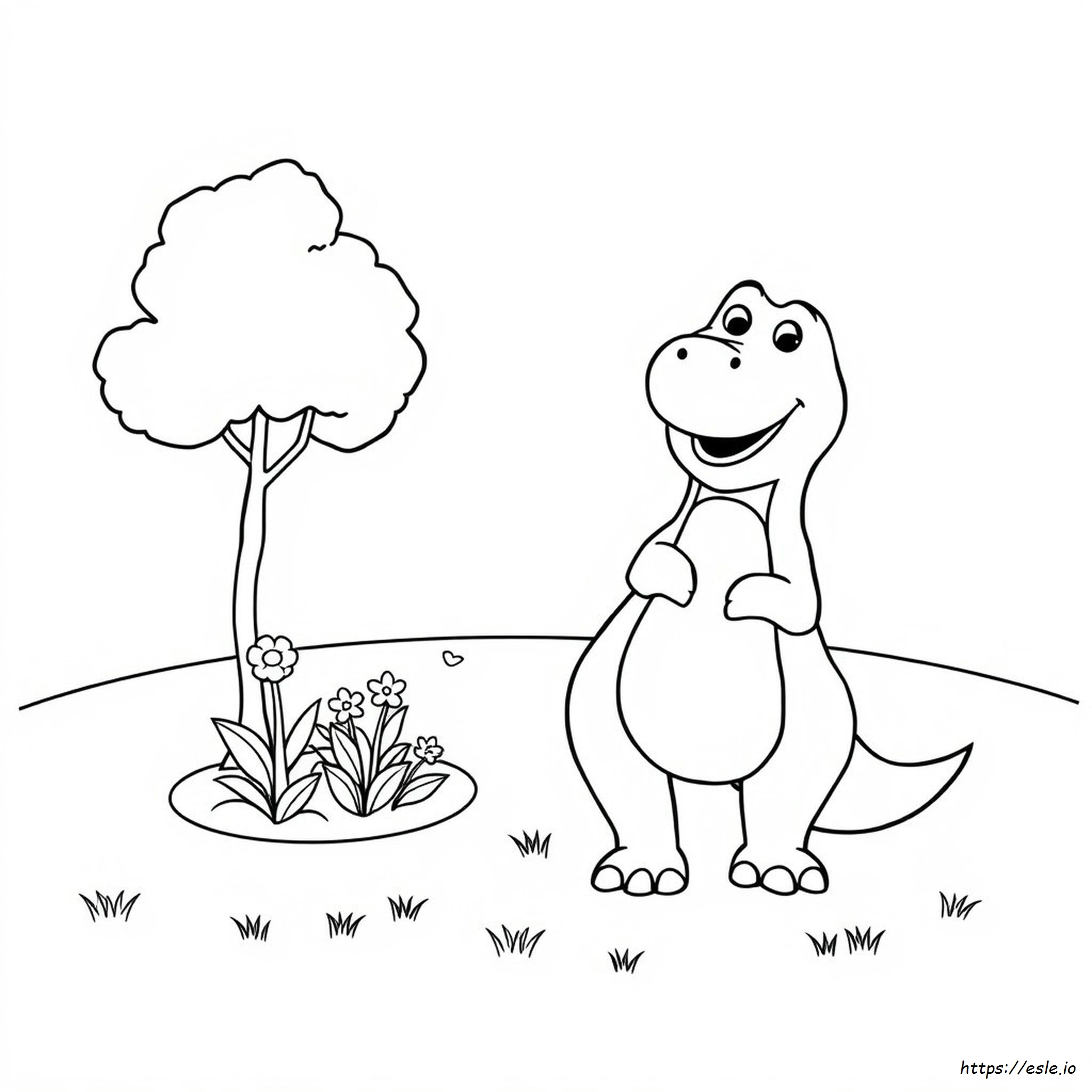 Barney Coloring Pages To Print