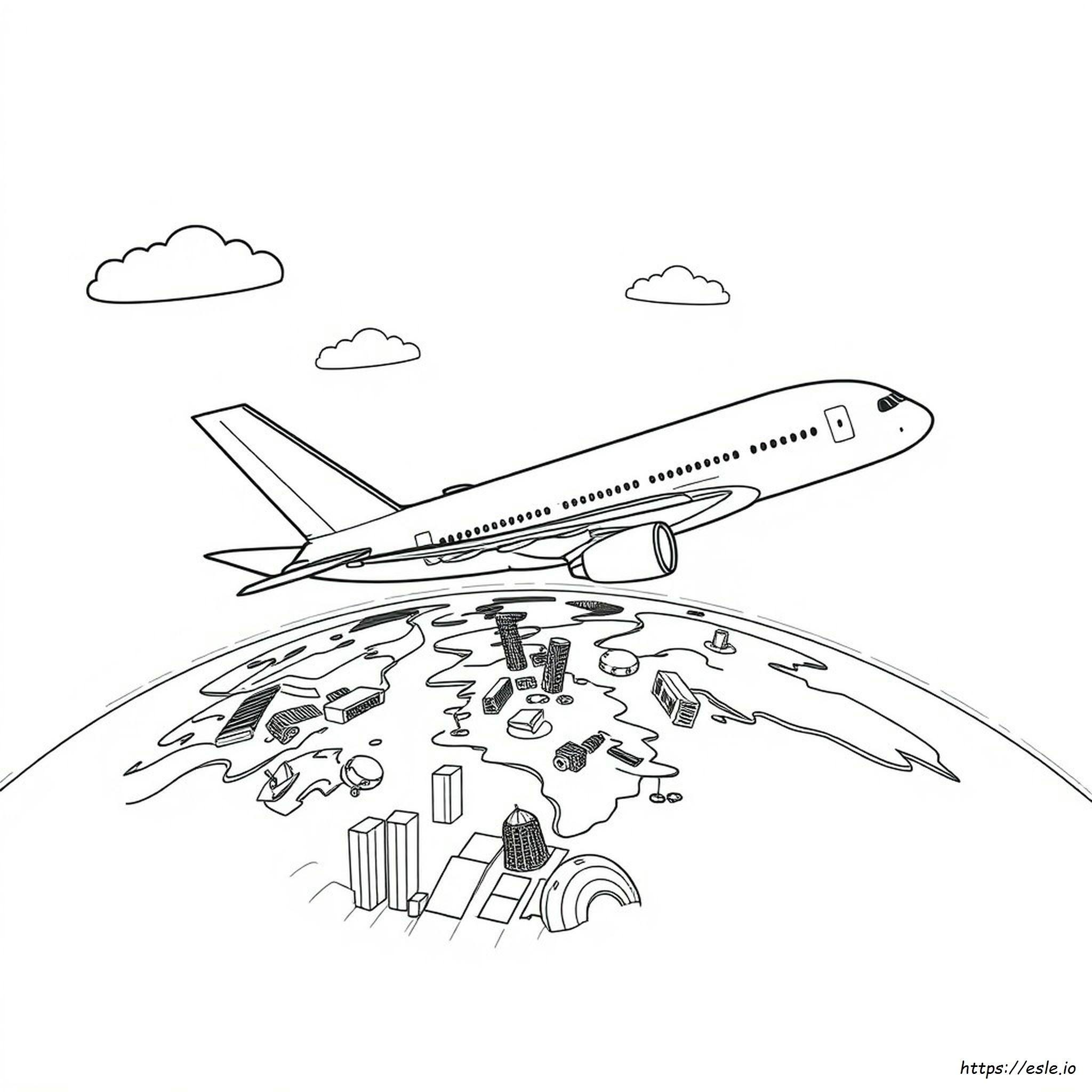Coloriage Airbus A380