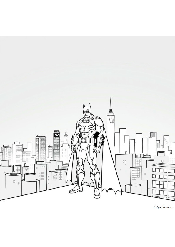 Coloriages De Batman The Dark Knight Réaliste