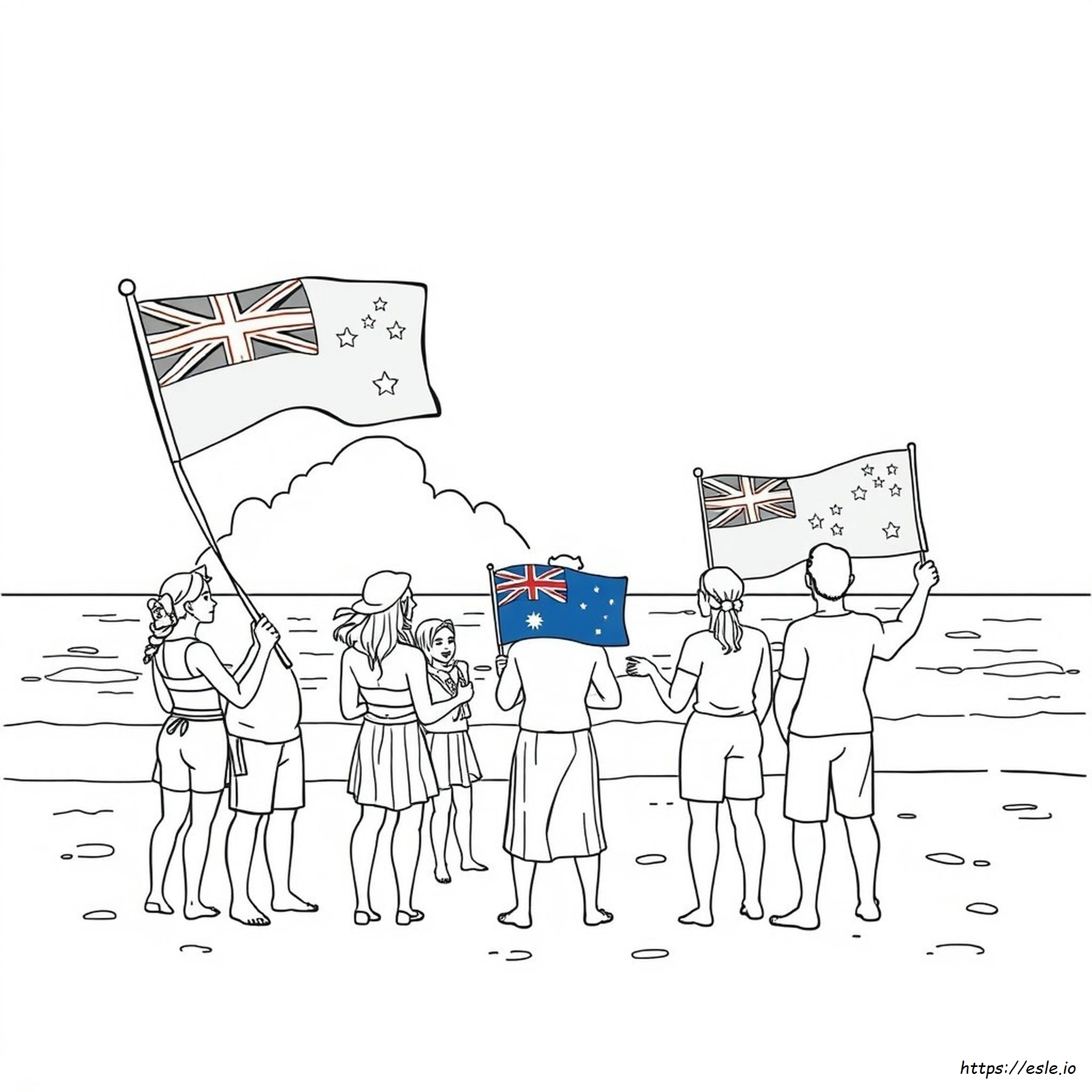 Dibujos Para Colorear Del Día De Australia