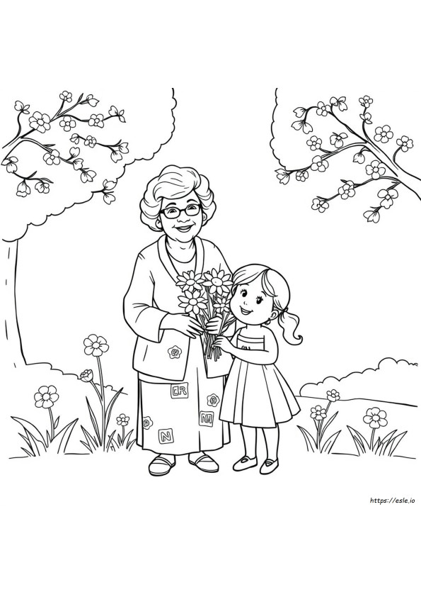 Nana Hari Ibu Gambar Mewarnai