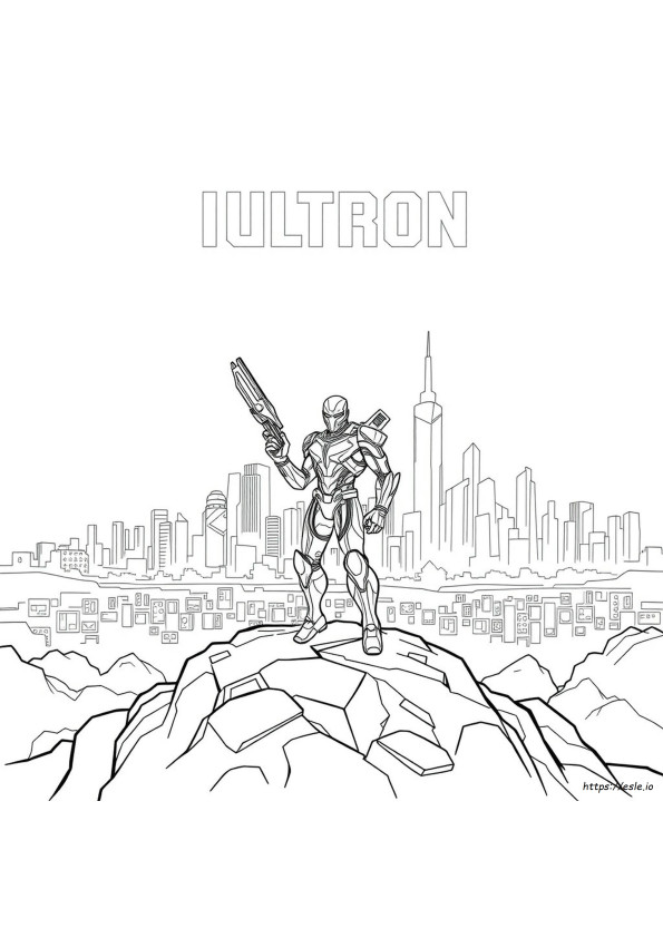 Ultron Gambar Mewarnai
