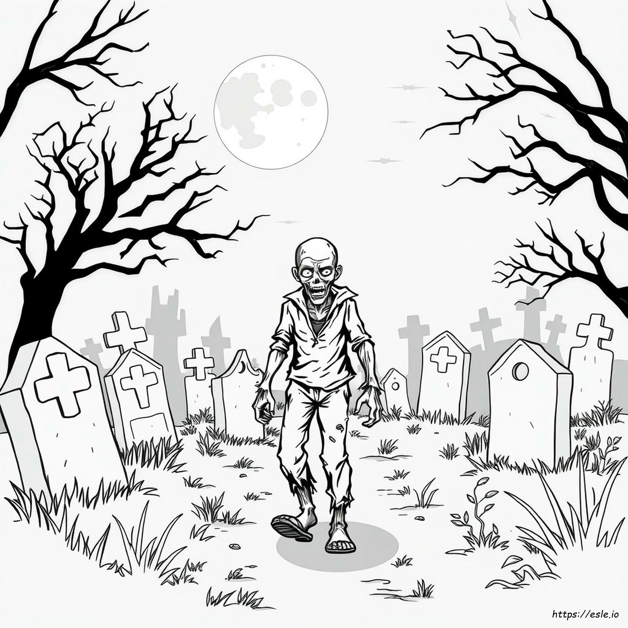 Kolorowanki Z Zombie