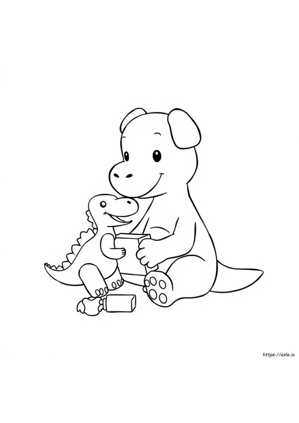 ブルーイ ぬりえ