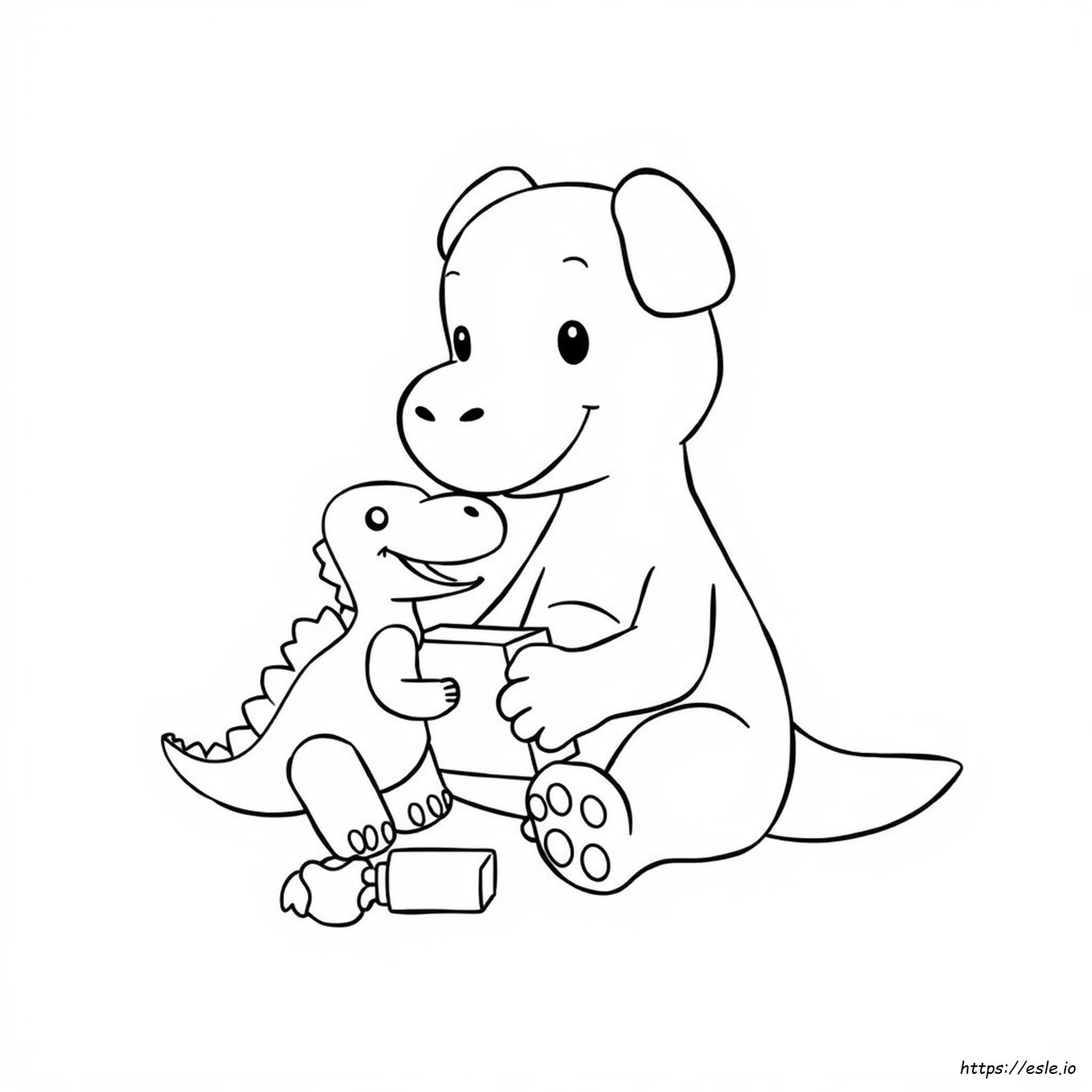 Colouring Page Bluey