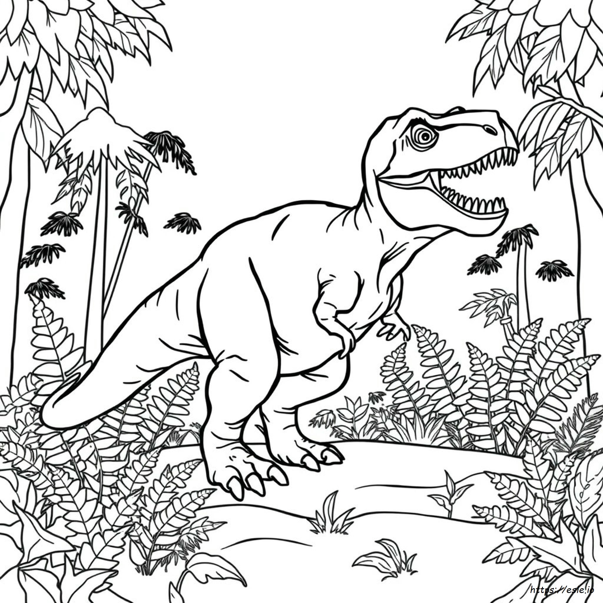 Dinosaurier Ausmalbilder T-Rex