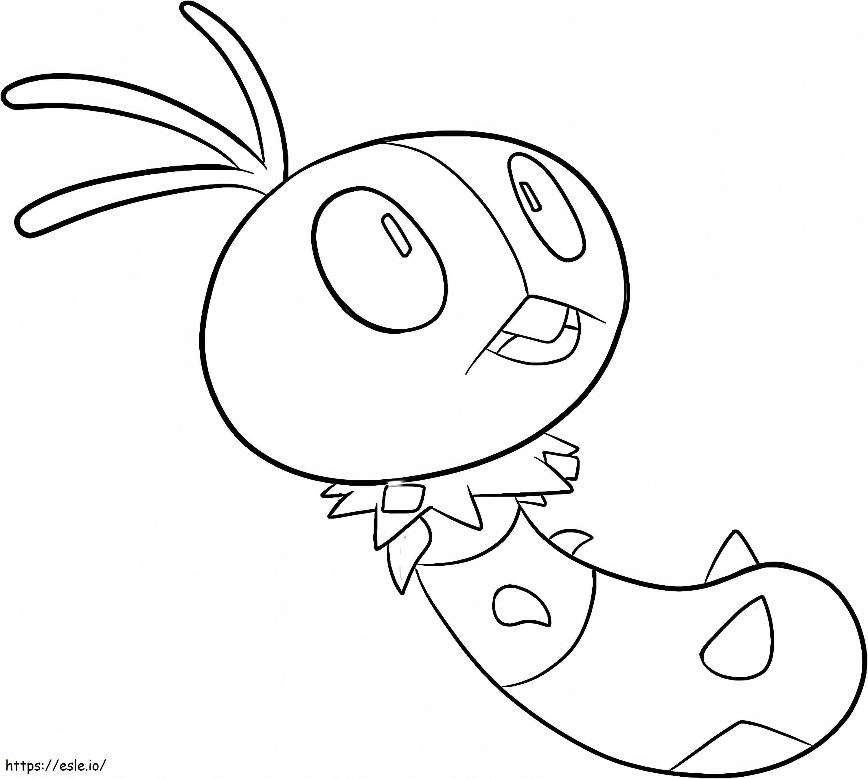 Scatterbug Pokemon 1 coloring page
