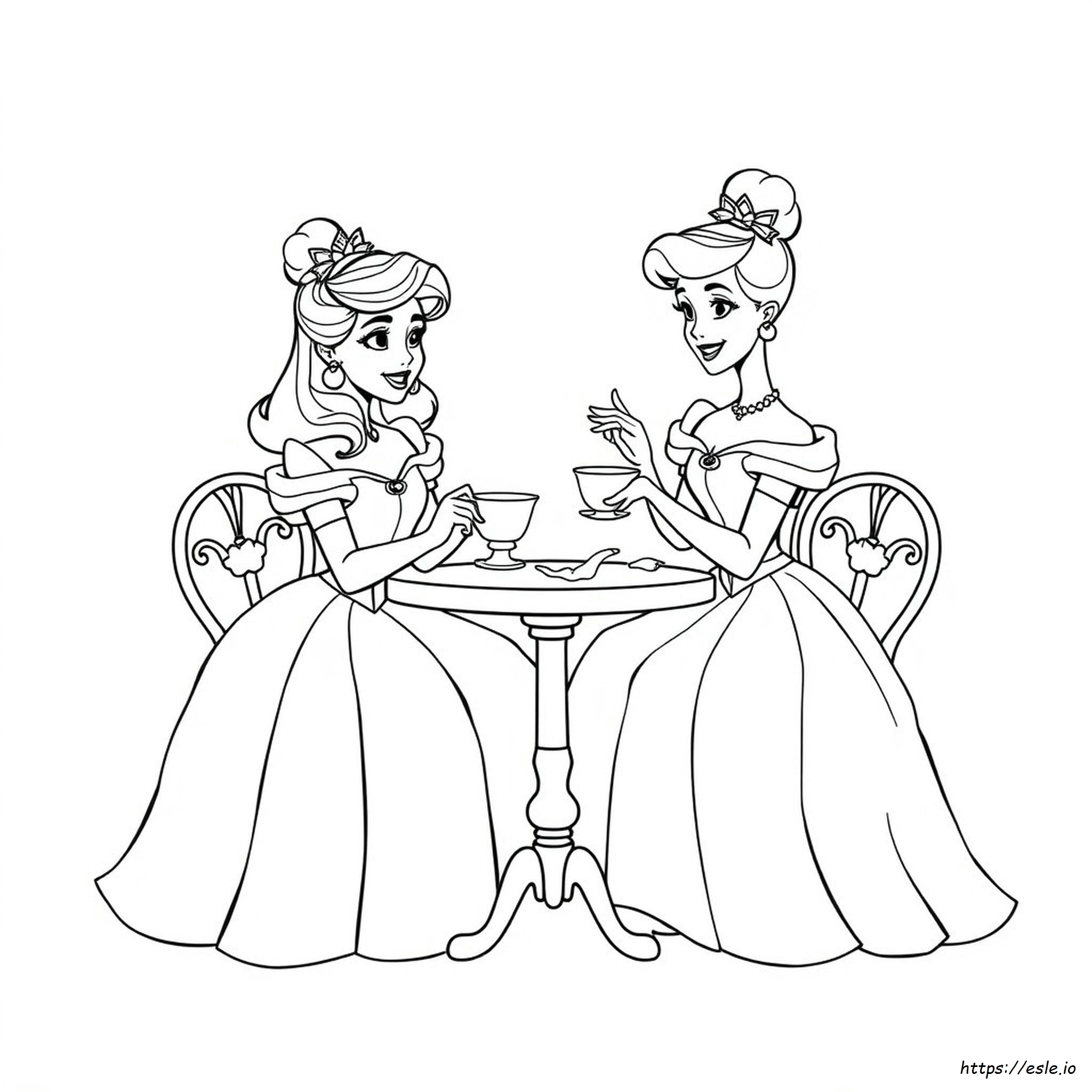 Anastasia Y Drizella Para Colorear