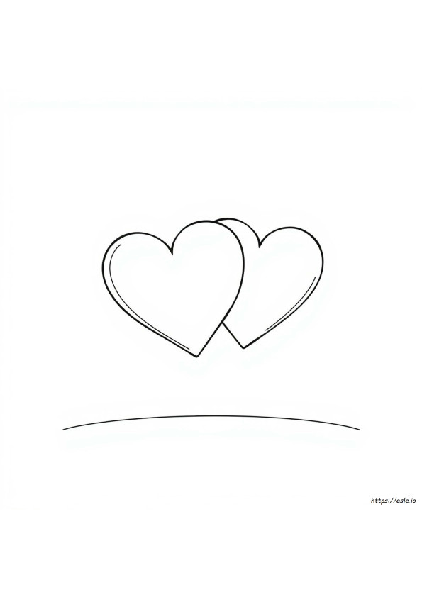 Love Heart Colouring Sheet