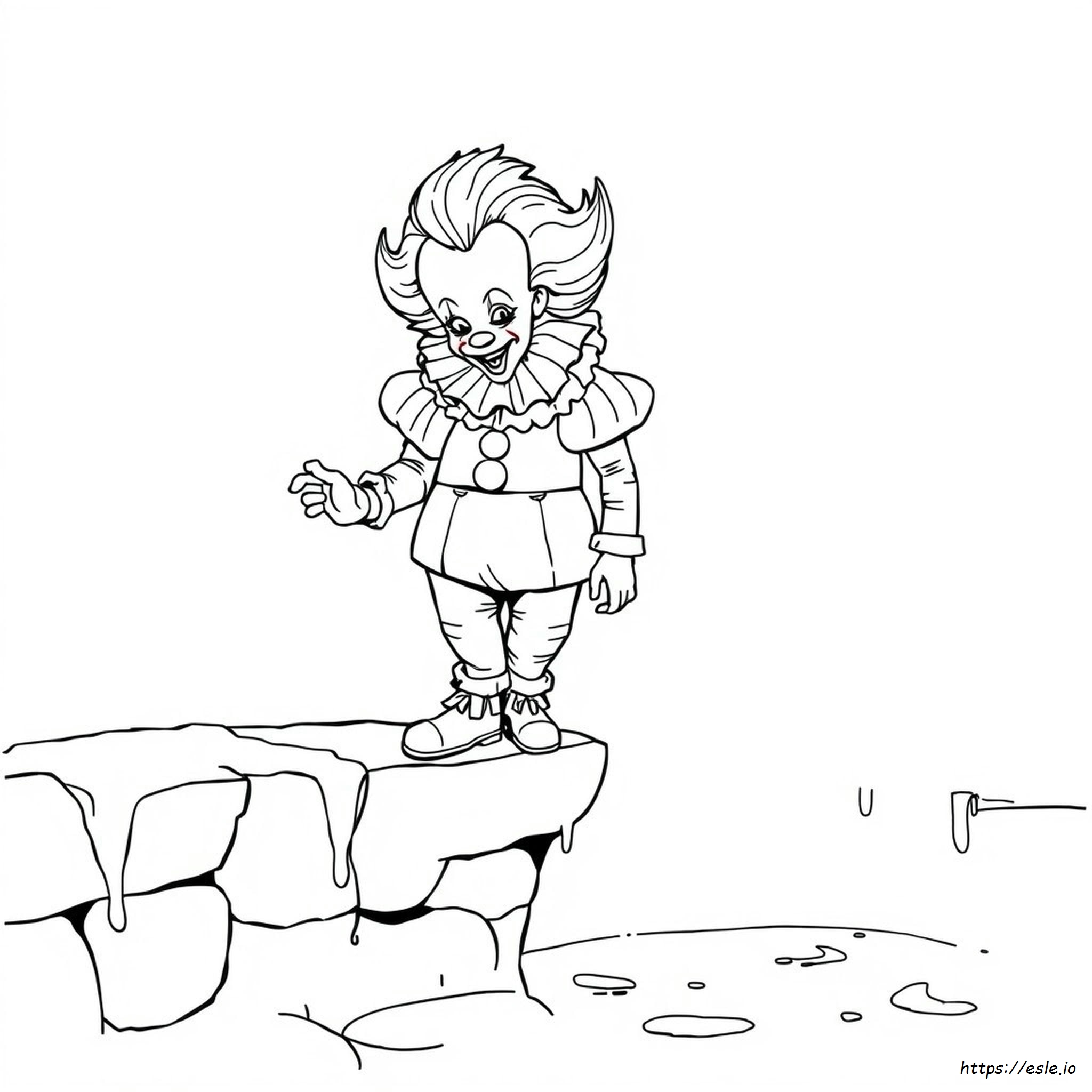 Pennywise Para Colorear Imprimible Gratis