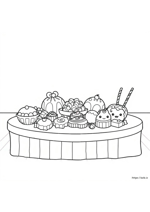 Coloriage Bonbons