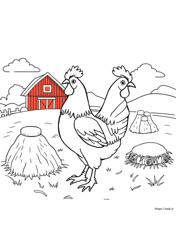 Chiken Coloring