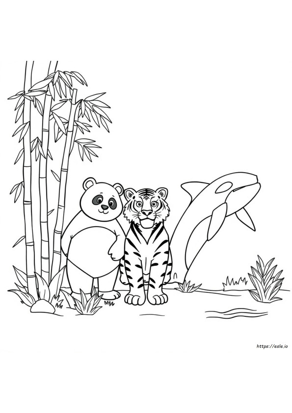 Gambar Mewarnai Hewan Langka