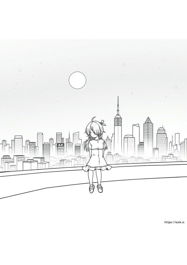 Gambar Mewarnai Anime Populer