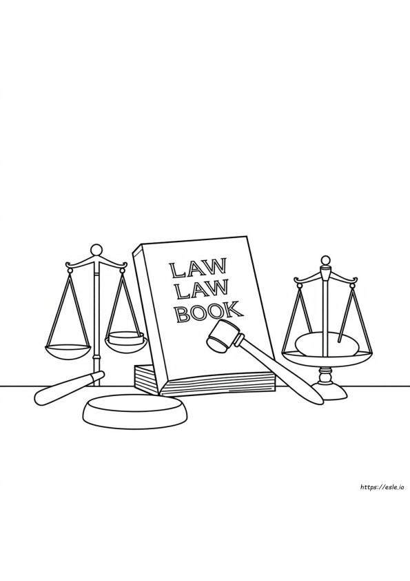 Gambar Mewarnai Hukum