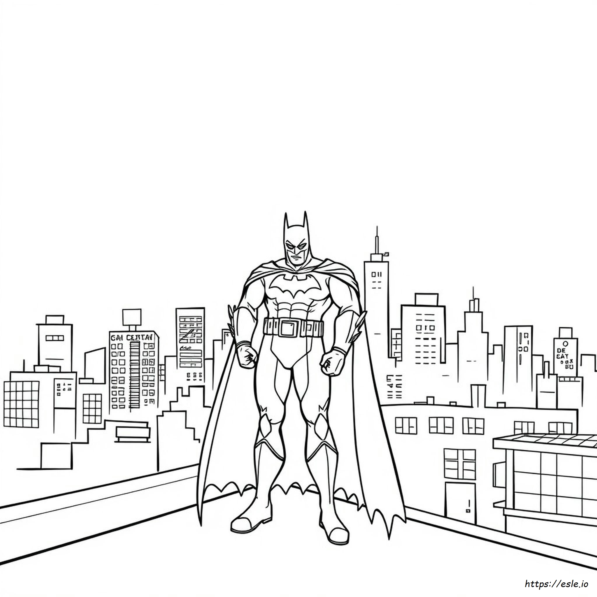 Free Batman Coloring Pages