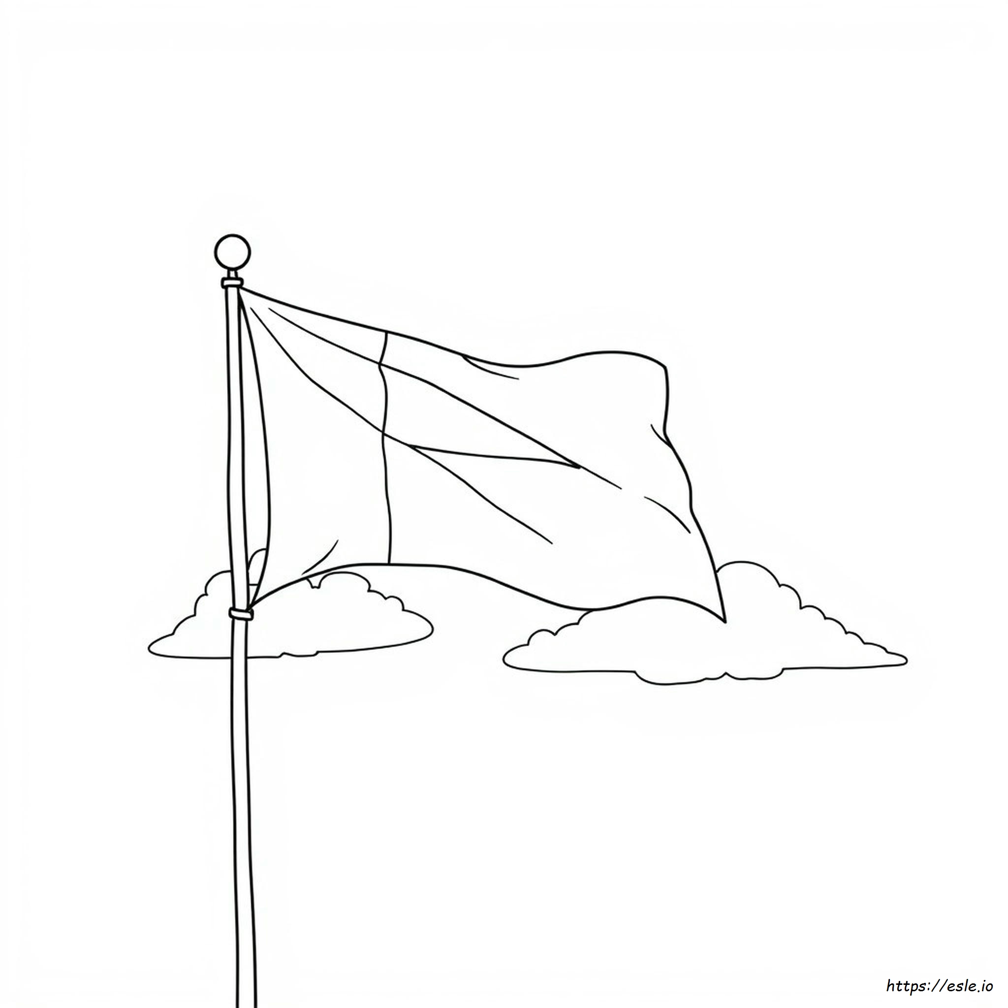 Bandera De Chile Para Colorear