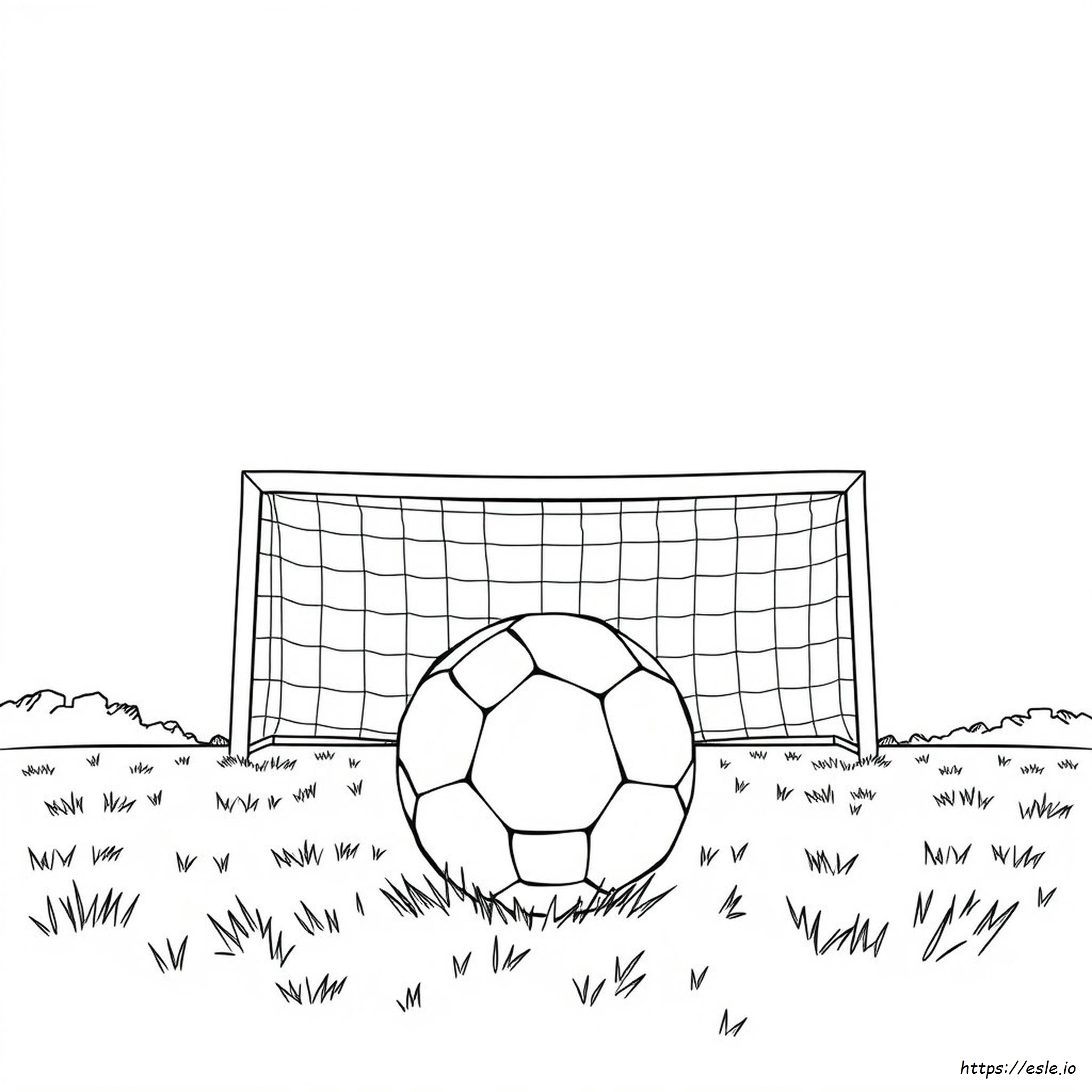Voetbal Kleurplaat kleurplaat