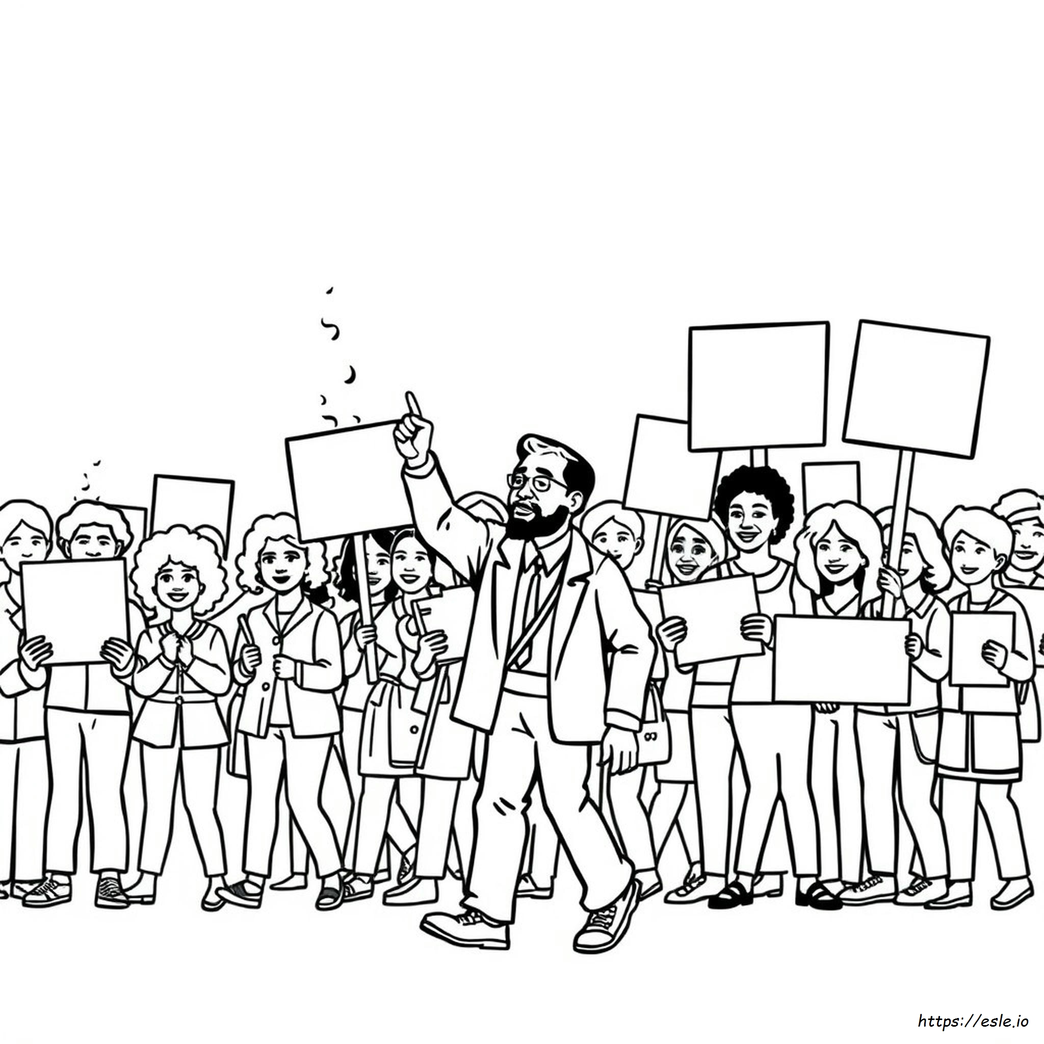 Black History Coloring Pages For Preschool