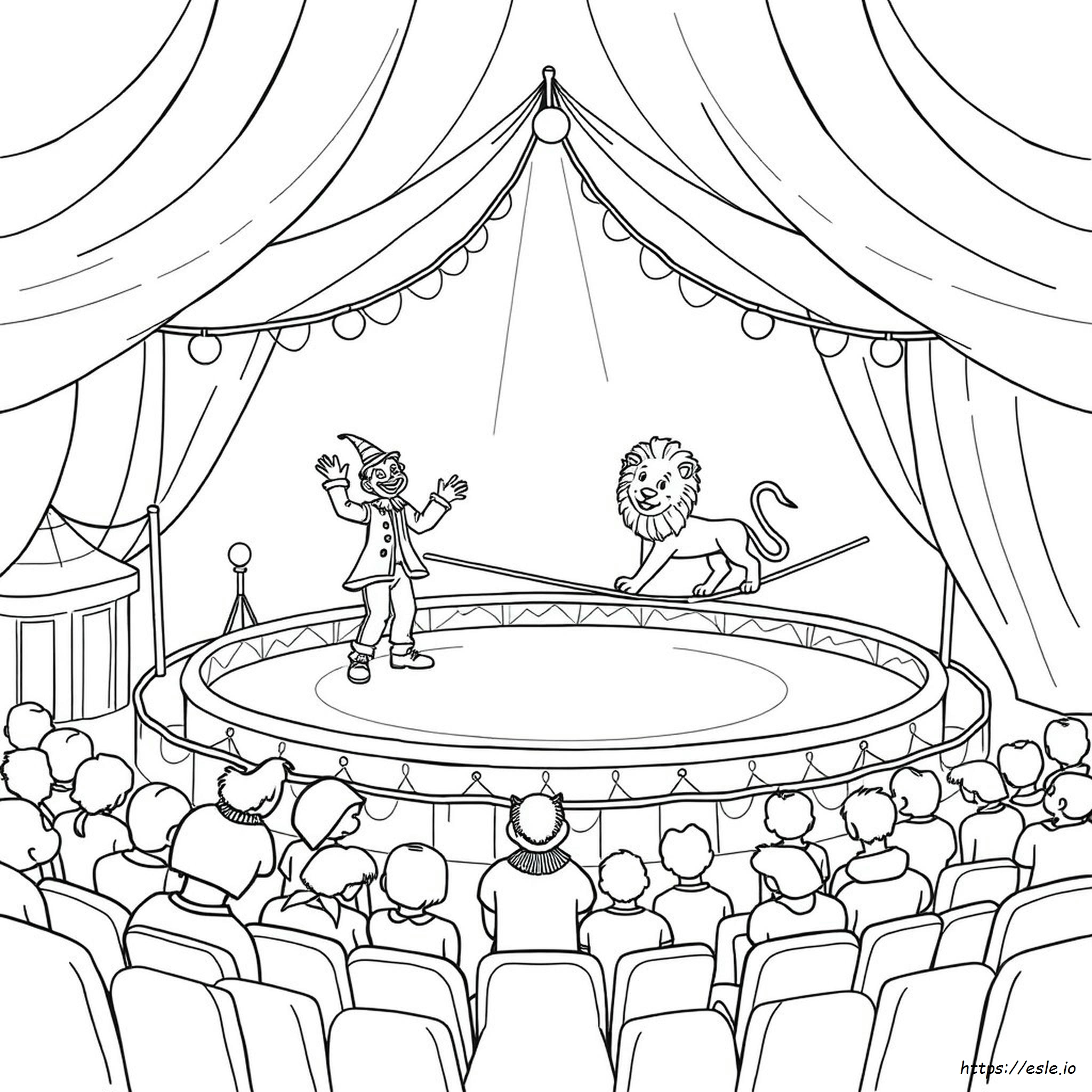 Free Printable Circus Coloring Pages