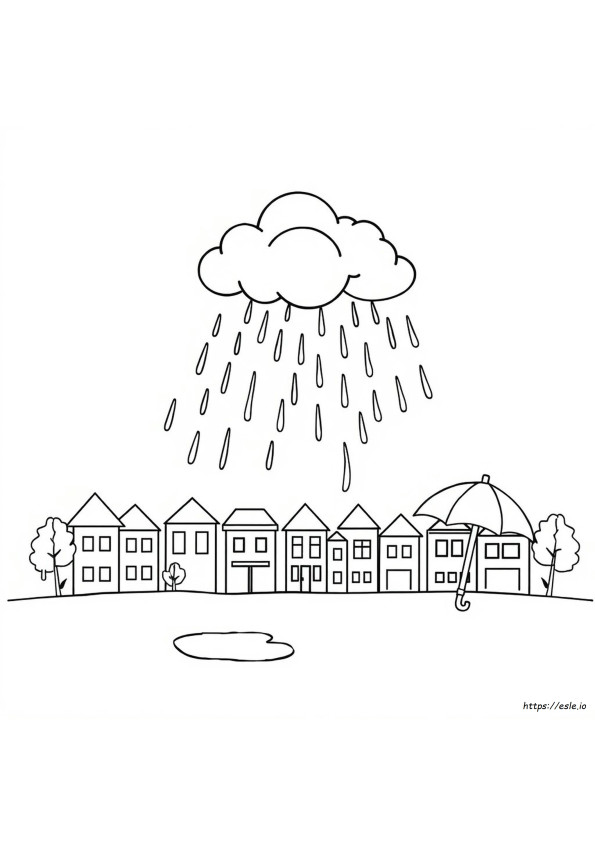 Wetter-Ausmalbilder