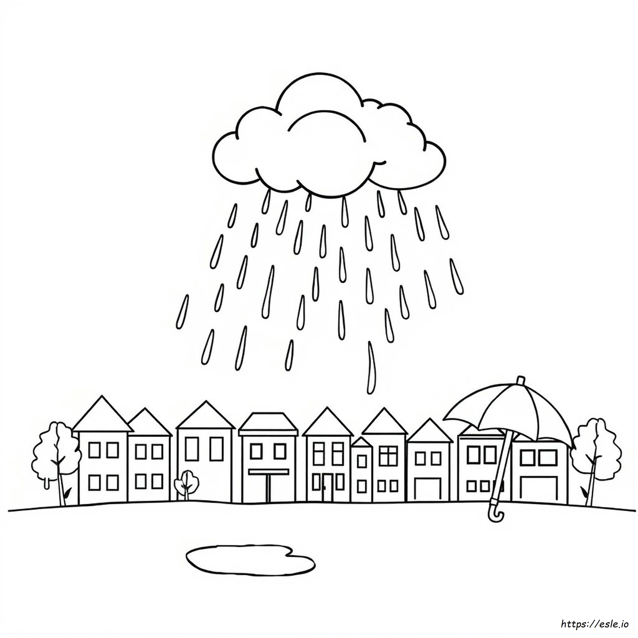 Coloring Pages About Weather
