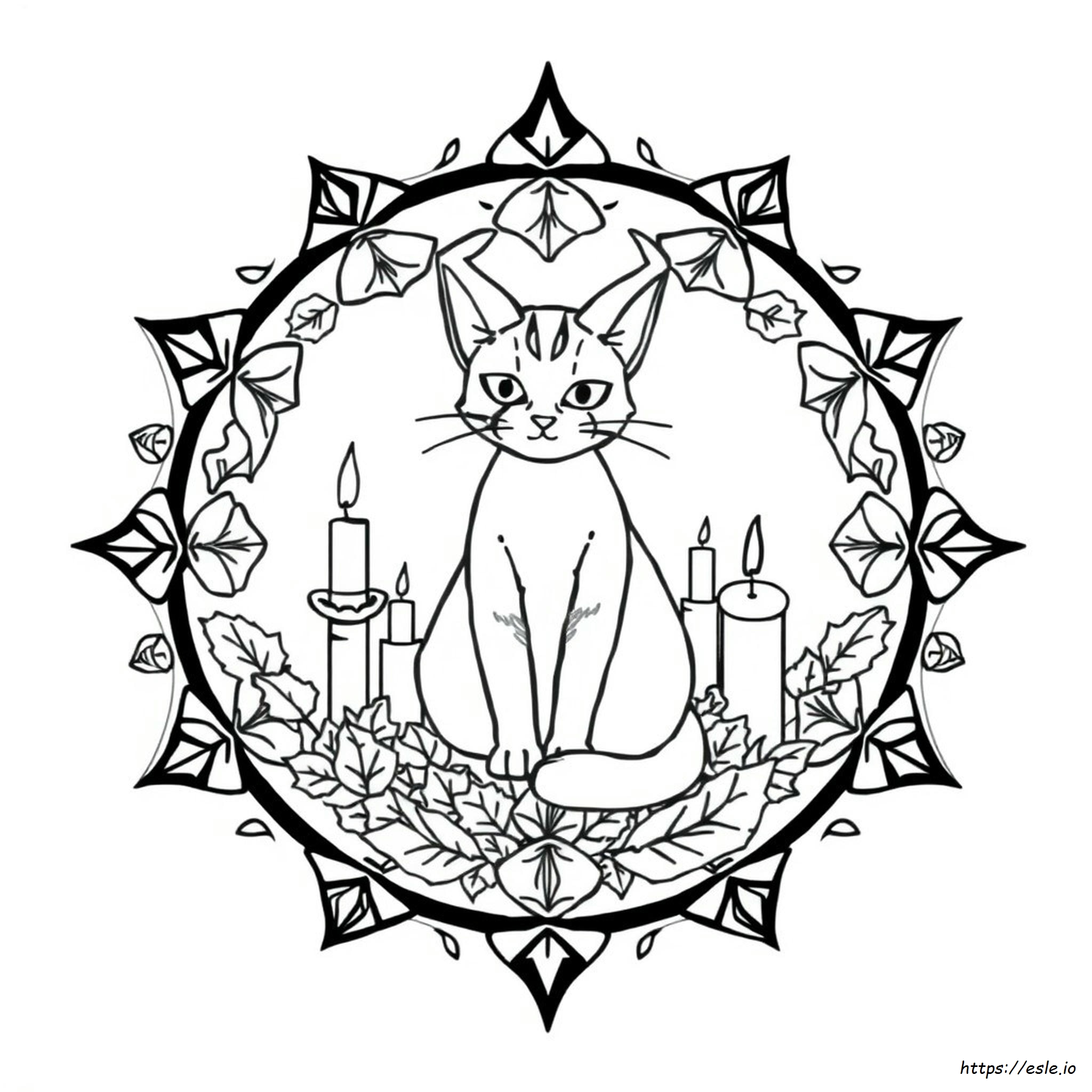 Halloween Mandala Ausmalbilder Zum Ausdrucken