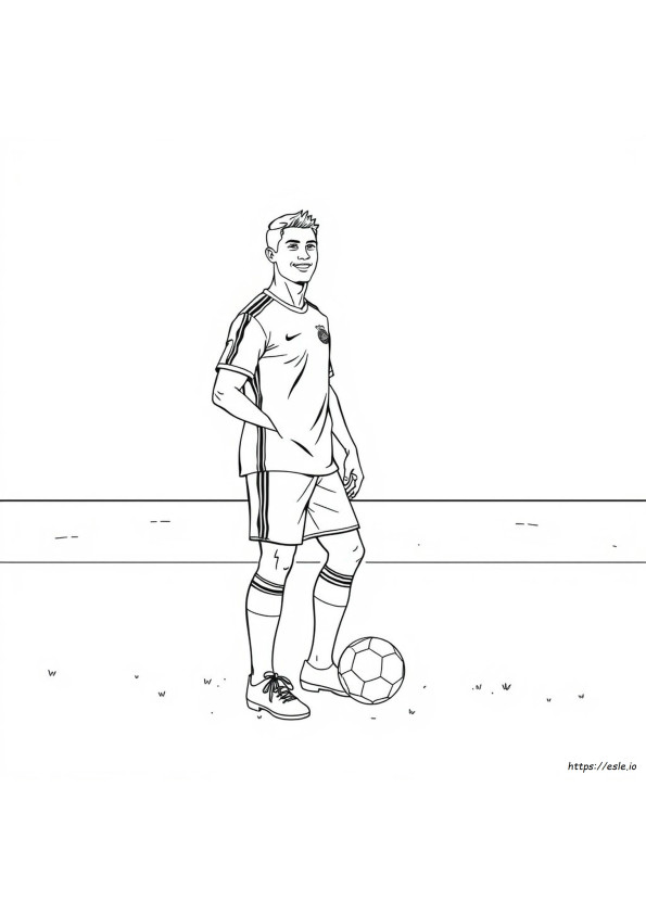 Gambar Mewarnai Fifa Ronaldo