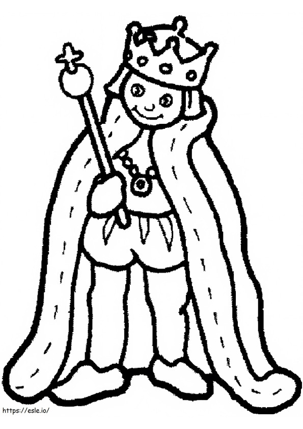 Smile King coloring page