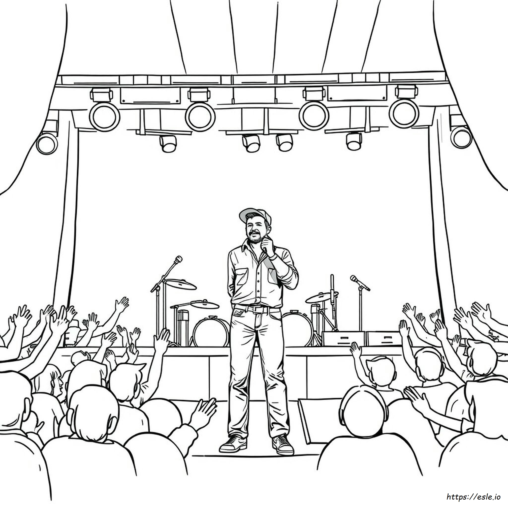 Blake Shelton Coloring Pages