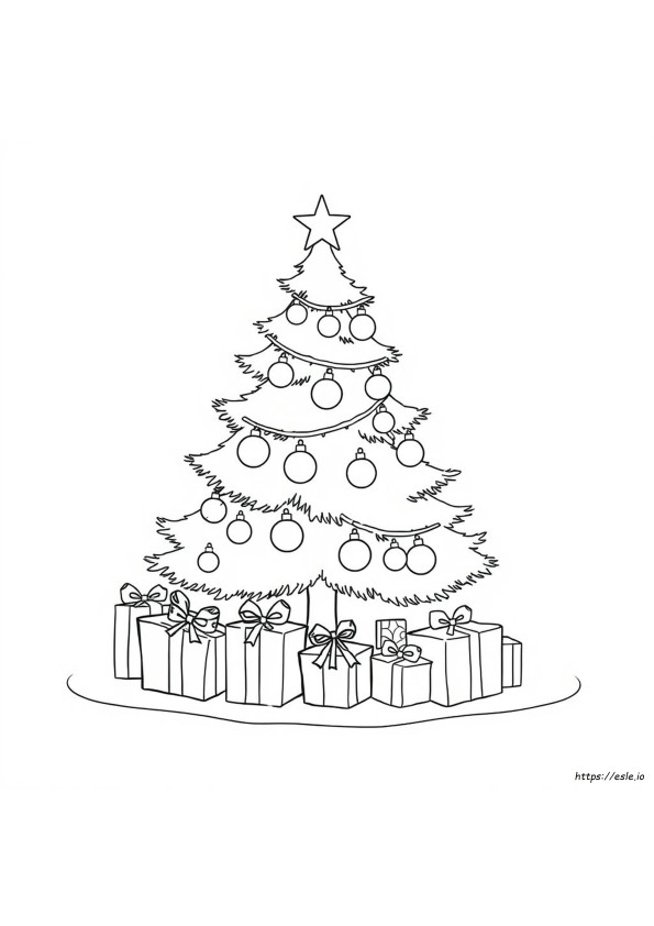 Gambar Mewarnai Natal