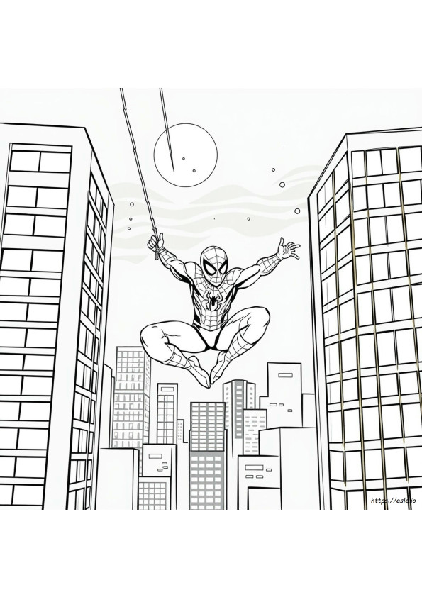 Kolorowanki Rysunkowe Spiderman