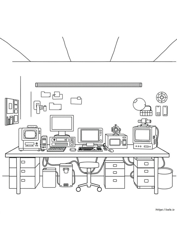 Gambar Mewarnai Teknologi