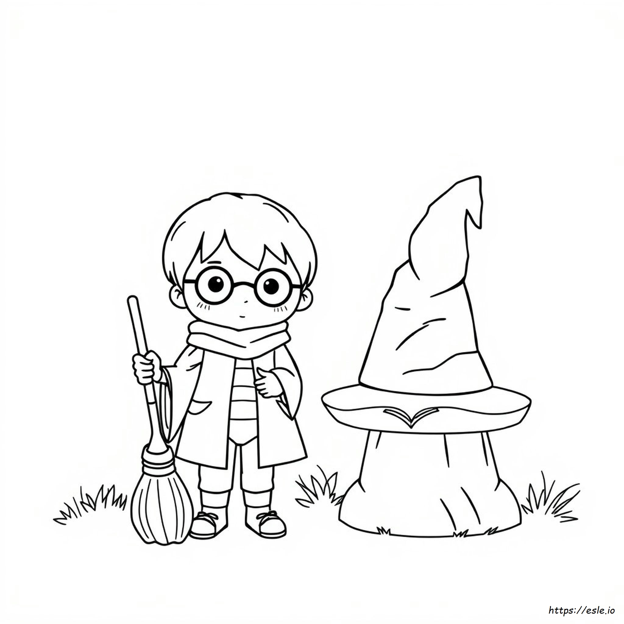 Cute Harry Potter Colouring Pages