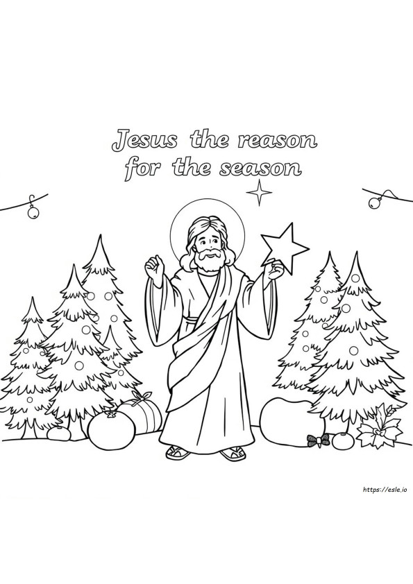 Yesus Adalah Alasan Untuk Musimnya Gambar Mewarnai