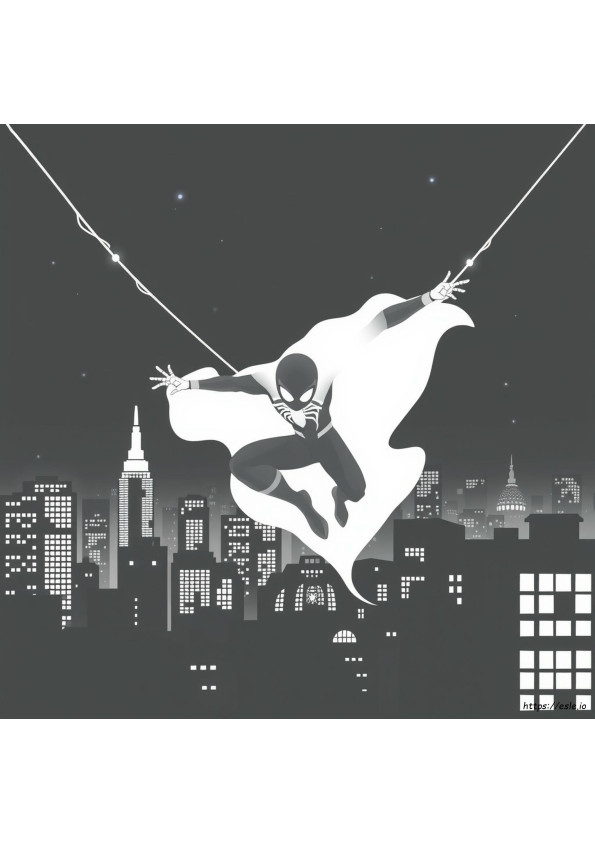 Duch Spider-Man Kolorowanka