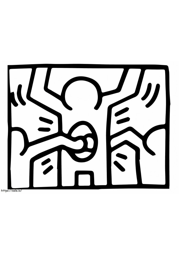  Pop Shop 1 – Keith Haring kifestő