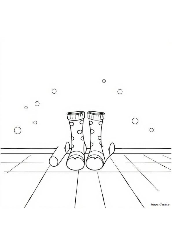 Socks For Colouring