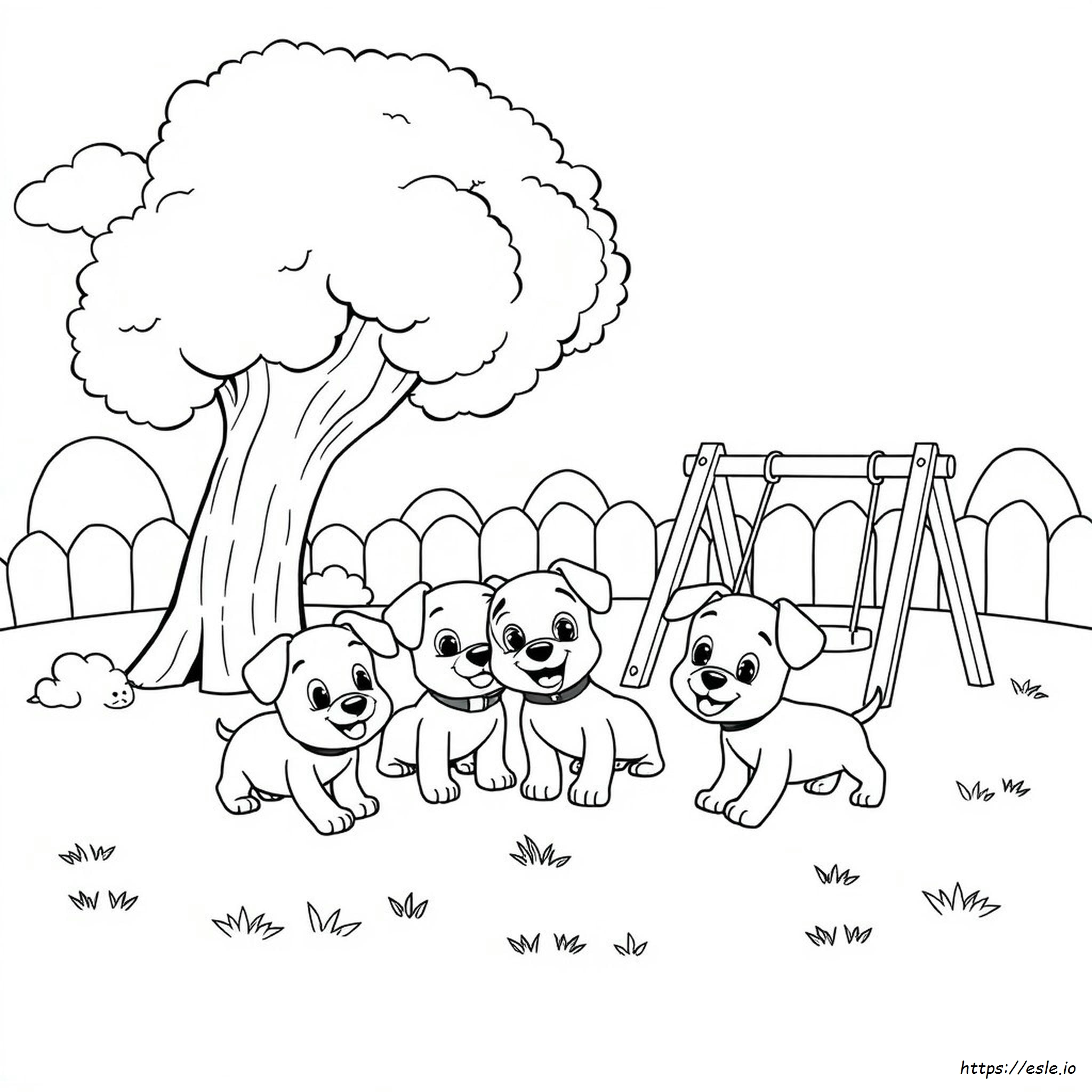 Puppy Dog Pals Colouring Pages