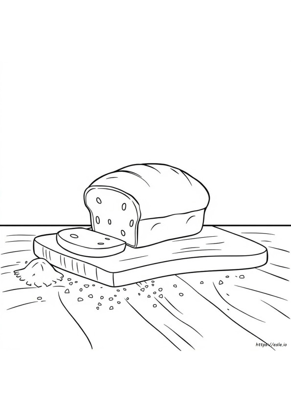 Roti Tawar Gambar Mewarnai