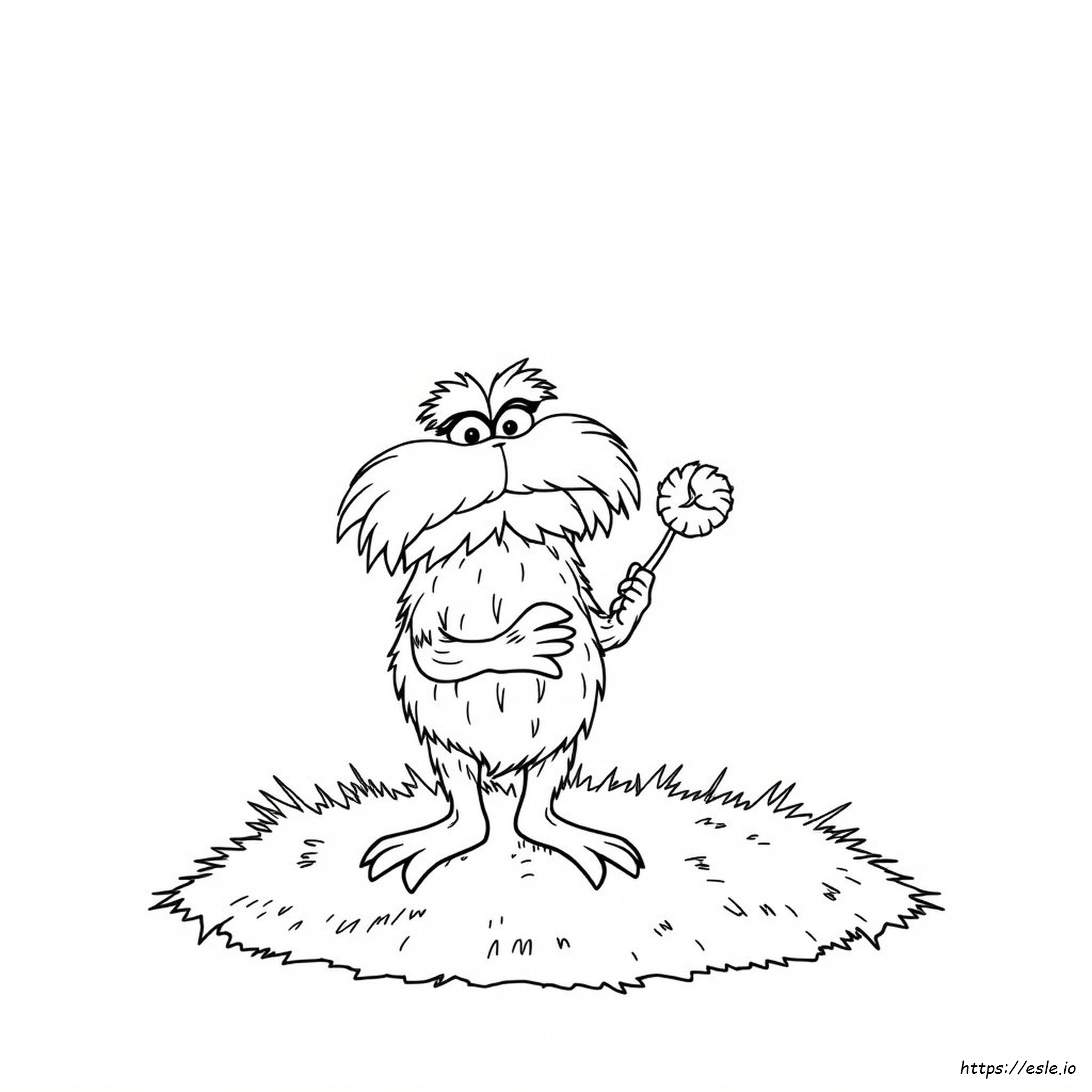 Pagina Da Colorare Lorax Preppy