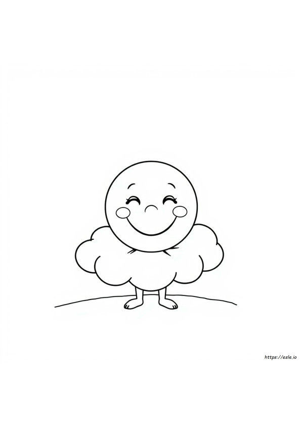Coloriage Visage Souriant