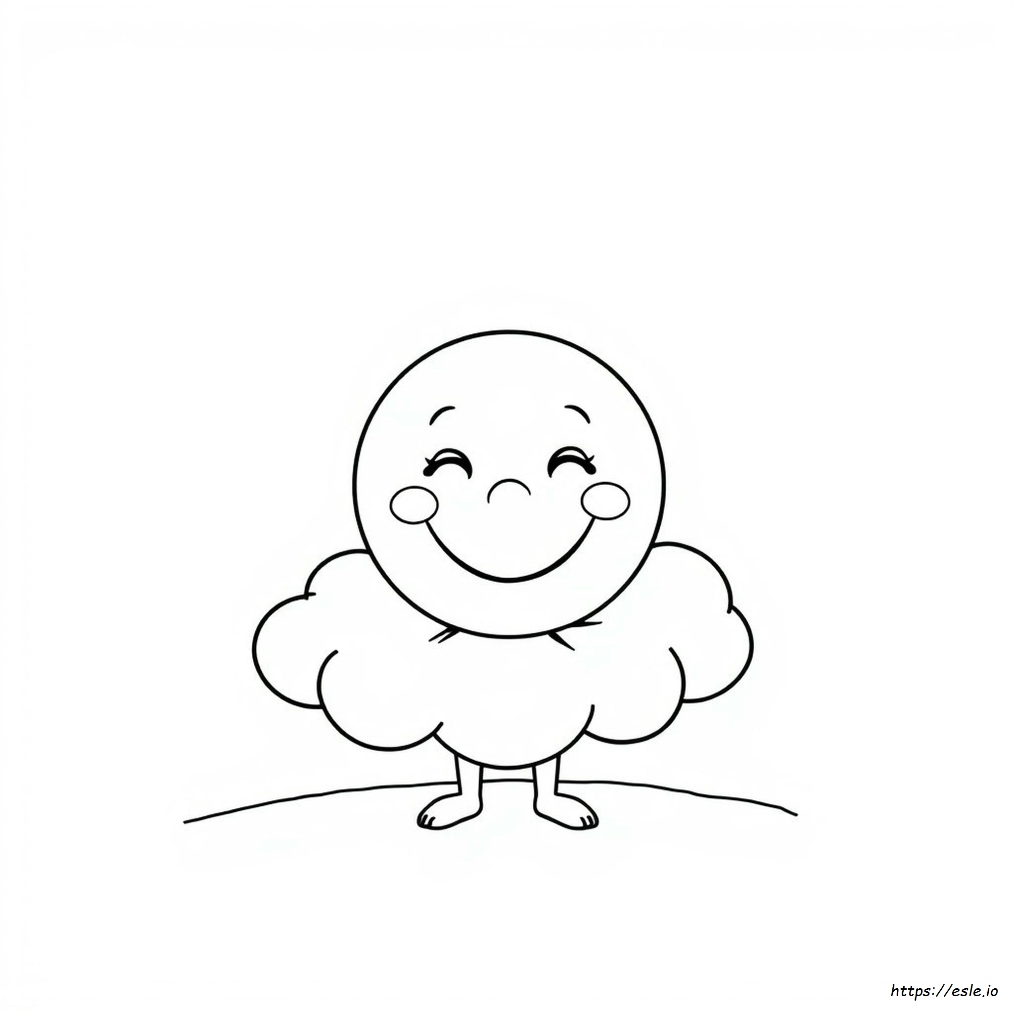 Coloring Page Of A Smiley Face